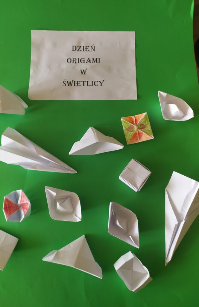  Dzień origami w świetlicy szkolnej