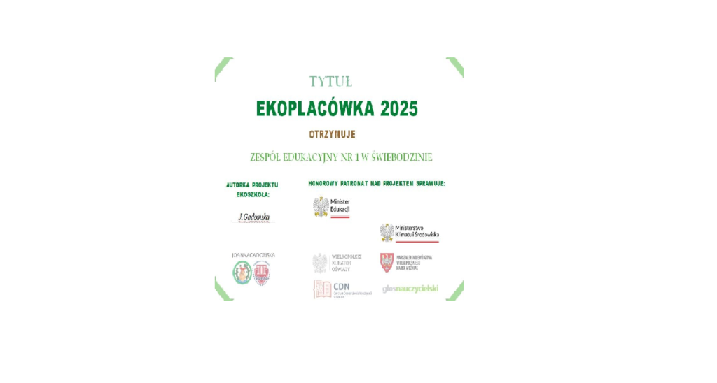 Ekoszkoła 2025