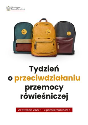 Tydzień o Przeciwdziałaniu Przemocy Rówieśniczej 2025