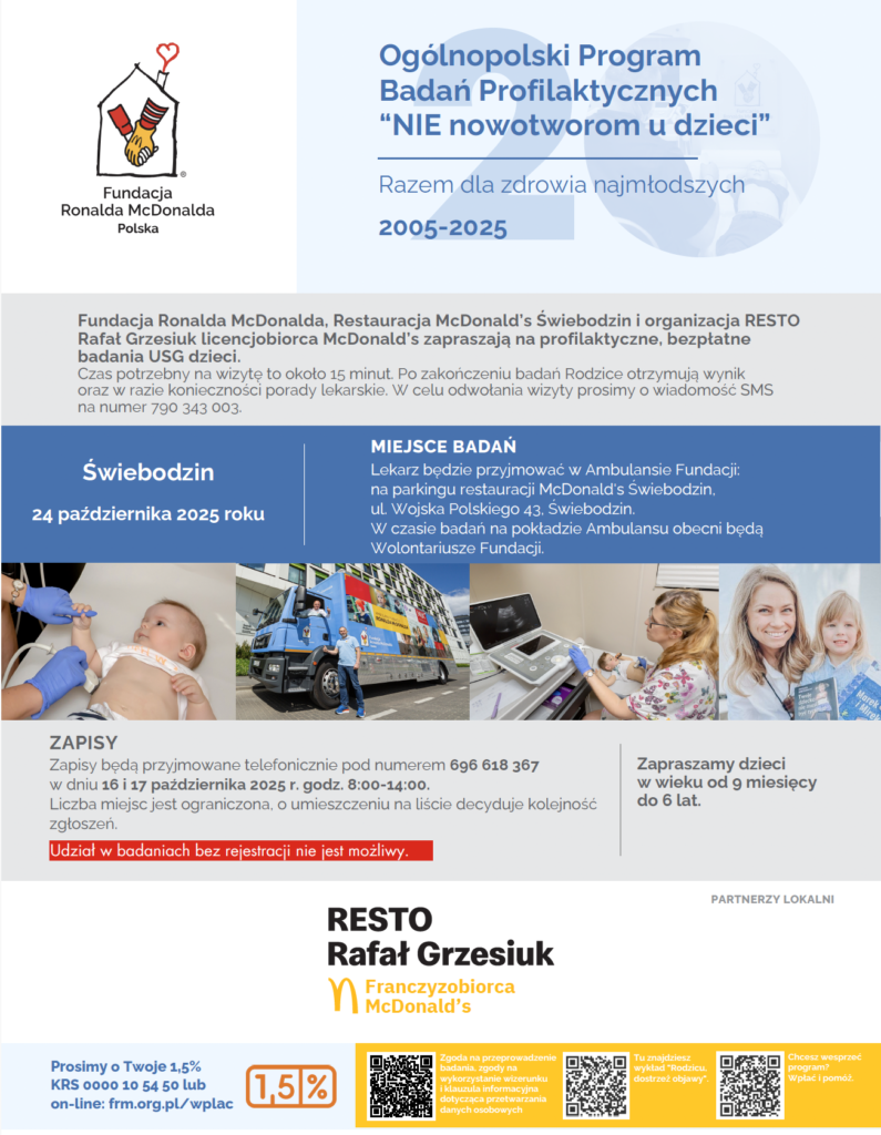 Ogólnopolski Program Badań Profilaktycznych „NIE nowotworom u dzieci”