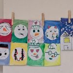 prace uczestników zajęć plastycznych