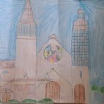 praca uczestnika zajęć plastycznych