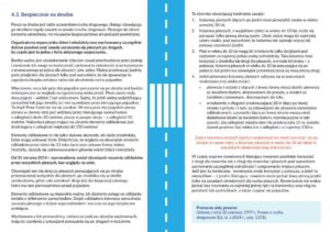 Informacje o bezpieczeństwie na drodze