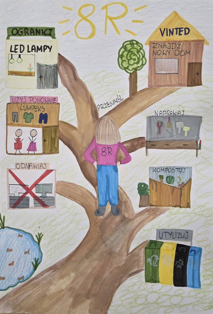 Rozstrzygnięcie konkursu plastycznego &bdquo;8R &ndash; kolorowa lekcja ekologii&rdquo;