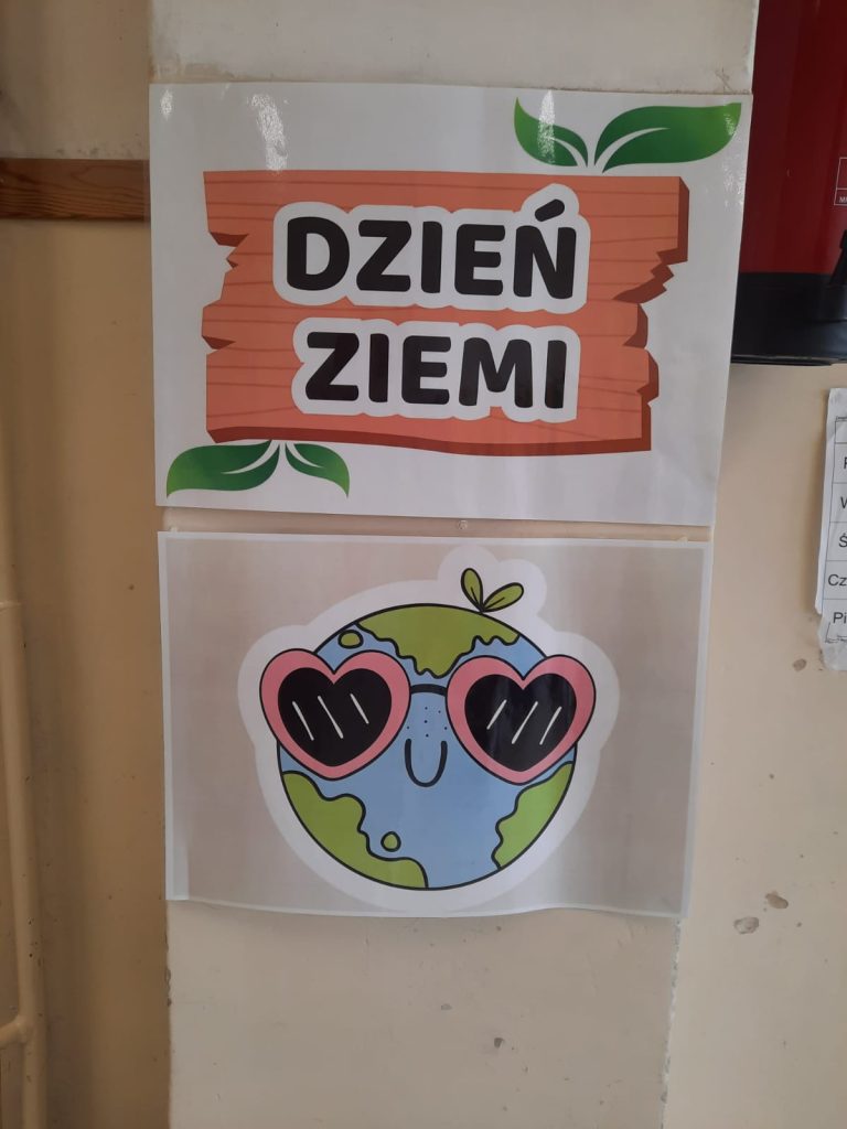 Obchody Światowego Dnia Ziemi w naszej szkole