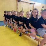 uczestnicy Sportowej Olimpiady Przedszkolaków