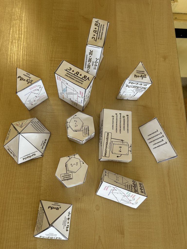 Zajęcia projektowe „Tracę głowę dla geometrii”
