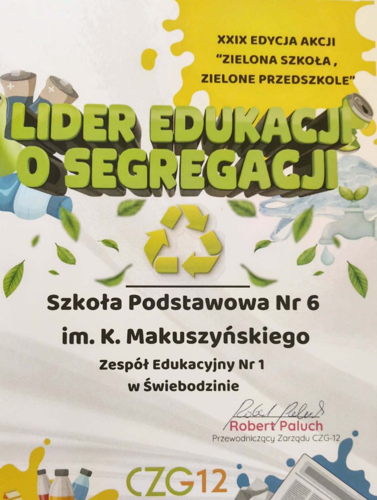 Uroczyste podsumowanie XXIX edycji akcji „Zielona Szkoła, Zielone Przedszkole”